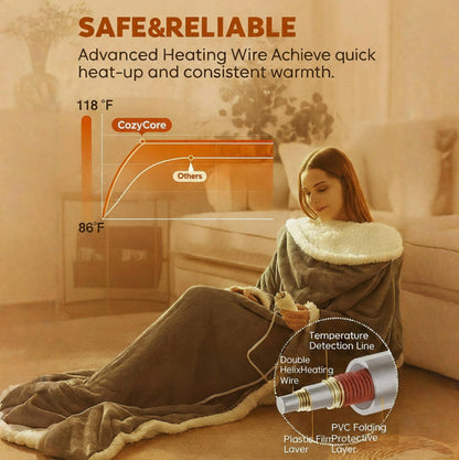 CozyCore™ Wearable Heated Blanket